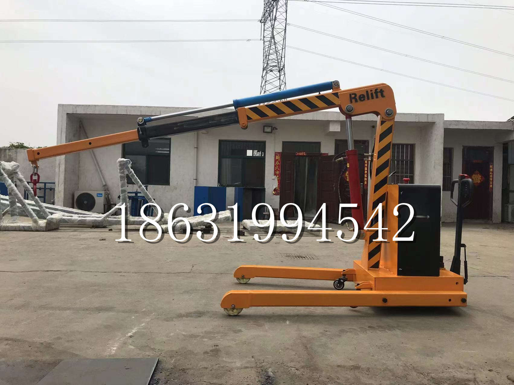 皇姑区久征定做3吨三轮随车吊 农用园林绿化移树吊 平板工程用小吊机